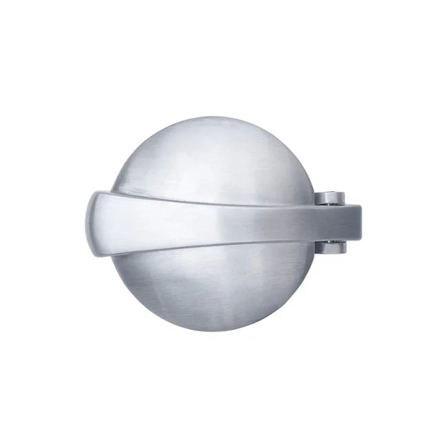Motone Monza flip up gas cap. Brushed aluminum
