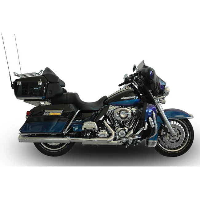 V Performance Performance, Double Ring slip-on mufflers. Chrome