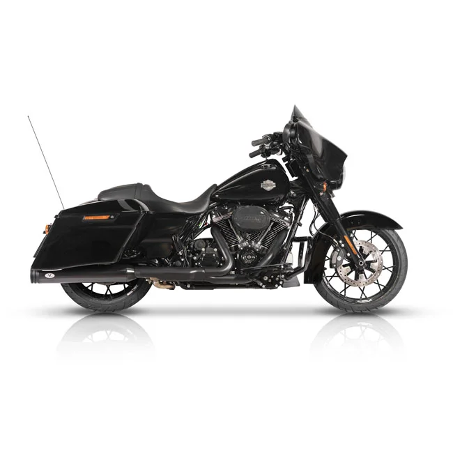 V Performance Performance, 114mm Double Ring slip-on mufflers. Black Cer