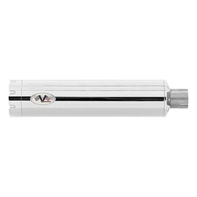 V Performance Performance, 114mm Revolver slip-on mufflers. Chrome