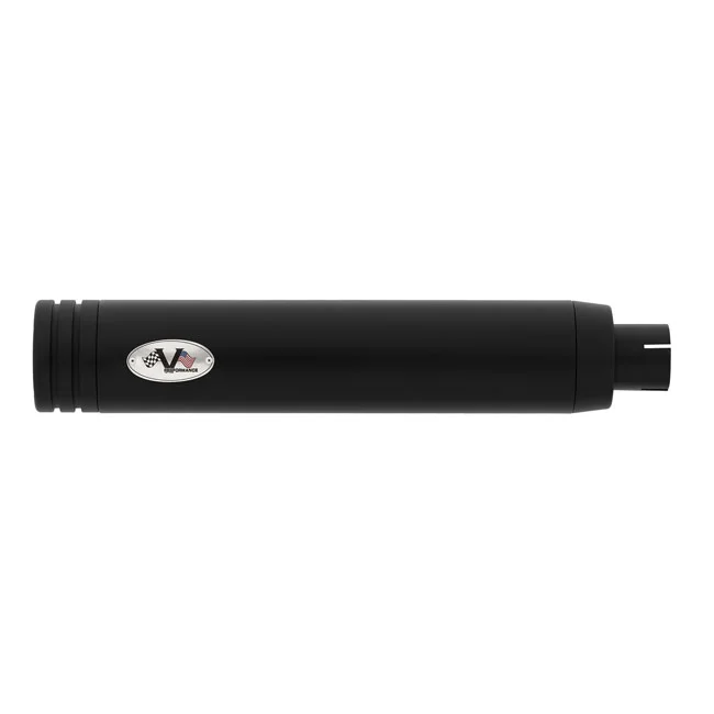 V Performance Performance, 80mm Double Ring slip-on mufflers. Black