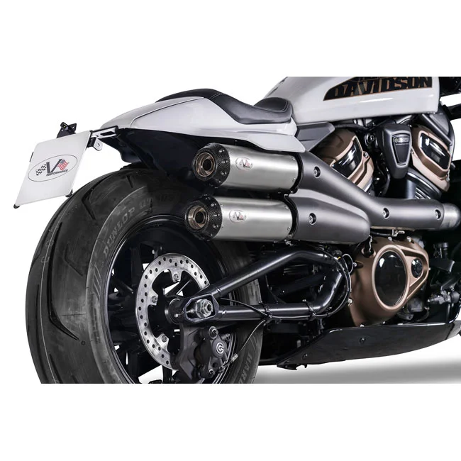 V Performance Performance, 2-2 muffler set Sportster S. Silver