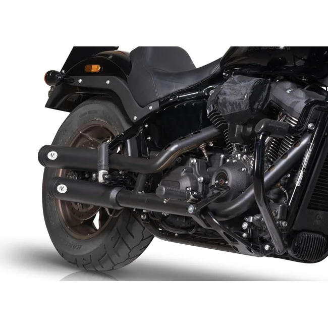 V Performance Performance, ''Double Ring'' slip-on muffler set. Black