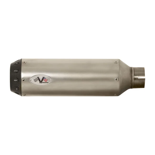 V Performance Performance, ''Tracker'' slip-on muffler set Fat Bob. Satin