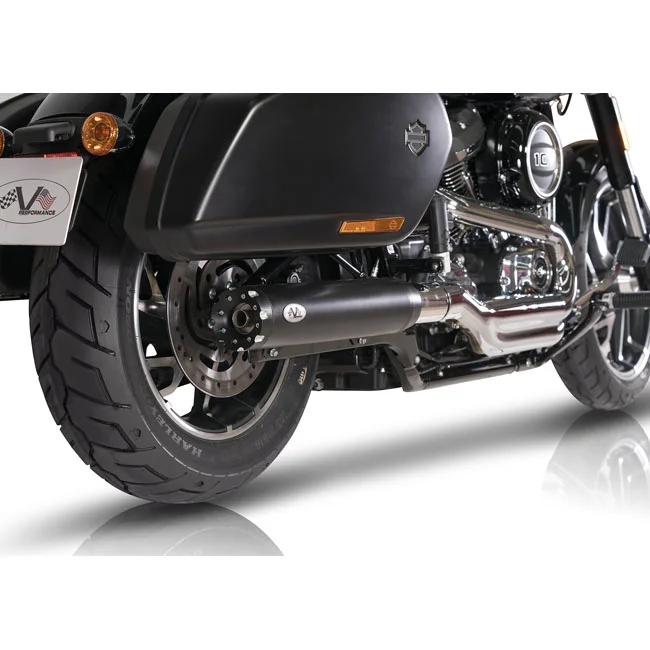 V Performance Performance, Revolver slip-on muffler Sport Glide. Black