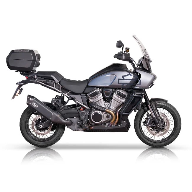 V Performance Performance, Tourance slip-on muffler Pan America. Black