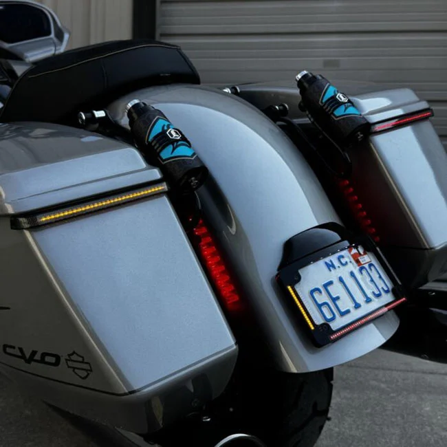 Custom Dynamics Dynamics, Low Profile LED saddlebag lights. Red