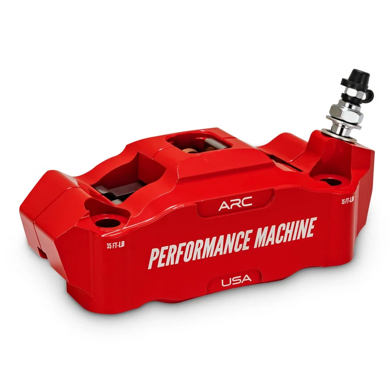 Performance Machine CALIPER FRONT RIGHT RED 125X4