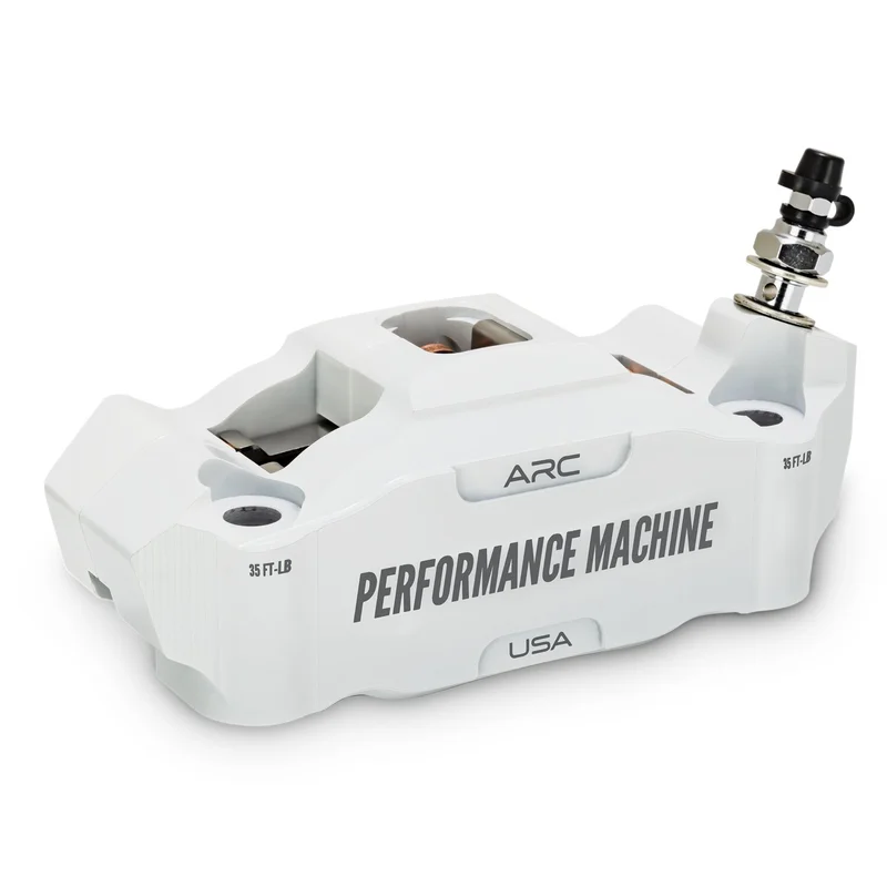 Performance Machine CALIPER FRONT RIGHT WHITE 125X