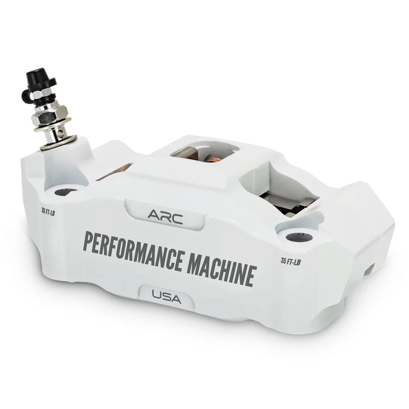 Performance Machine CALIPER FRONT LEFT WHITE 125X4