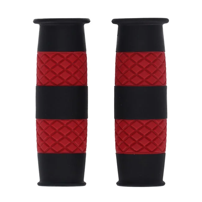 13 and a half company 1/2 Outlaw grips black/red 7/8"