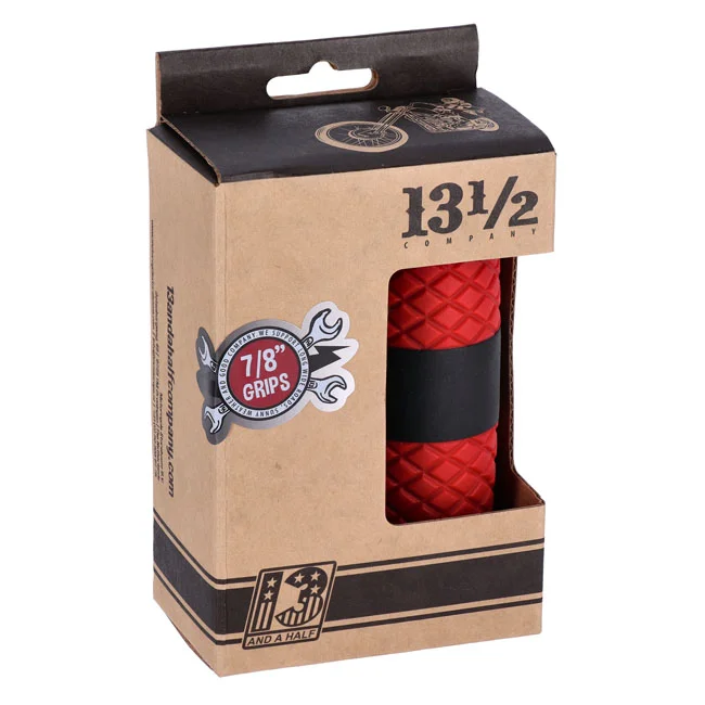13 and a half company 13 1/2 Outlaw grips black/red 7/8"