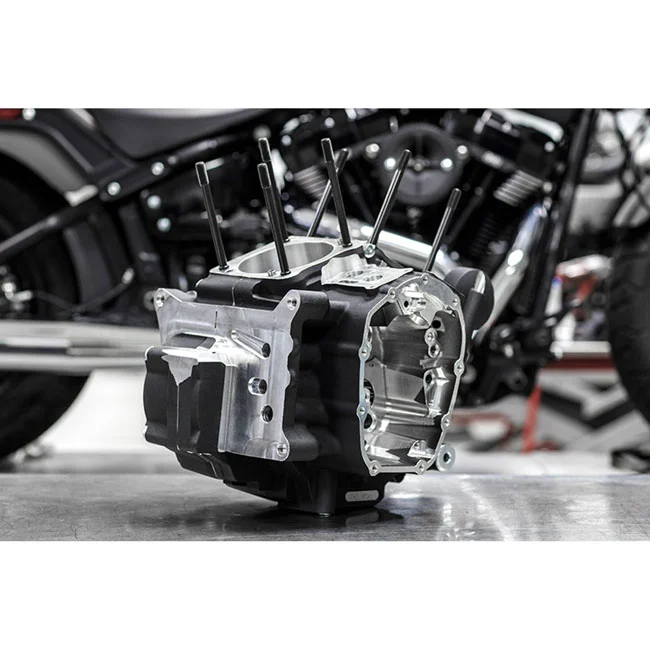 S&S M8 Touring MK-Series crankcase assembly. Large bore