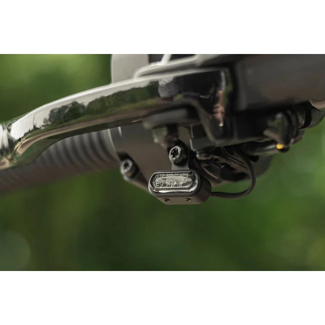 Killer Custom Custom, Mohawk Led Front Turn Signals. Black