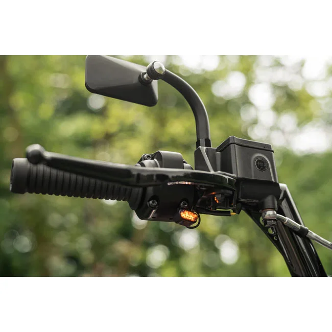 Killer Custom Custom, Mohawk Led Front Turn Signals. Black