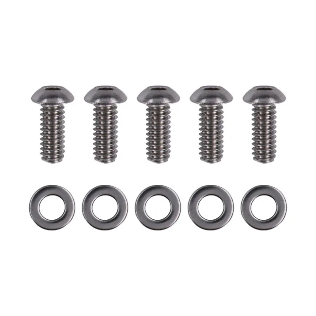Screws4Bikes Bolt kit, derby cover. Polished