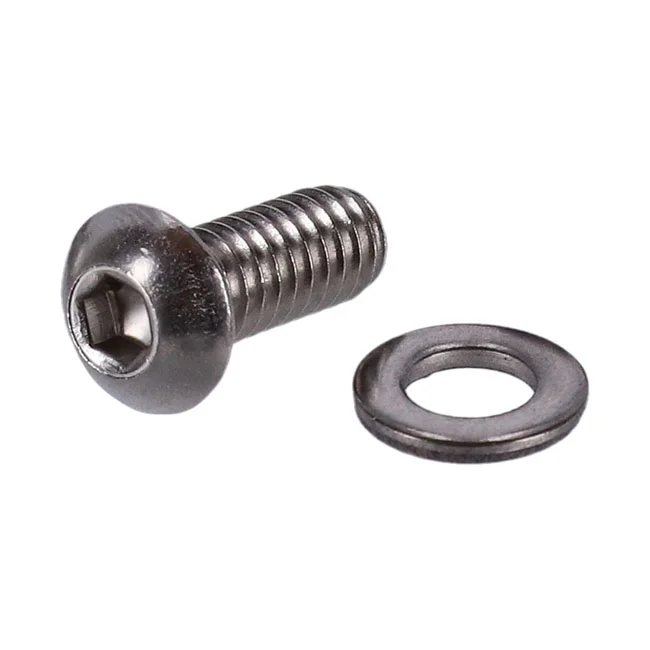 Screws4Bikes Bolt kit, derby cover. Polished