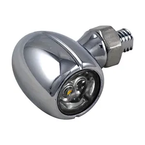 MCS Mini Q, 3-1 taillight/turn signal combo. Chrome