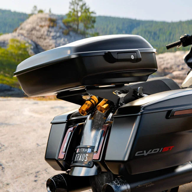 Kraus Pro-4 Docking Hardware for Öhlins. Black anodized