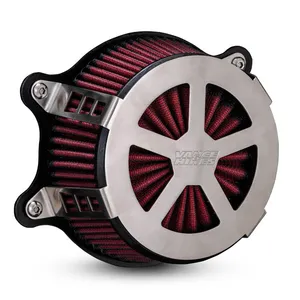Vance & Hines Vance & Hines, Radiant V air cleaner assembly. Brushed
