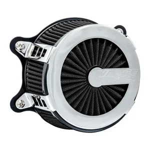 Vance & Hines Vance & Hines, Cage Fighter air cleaner assembly. Chrome