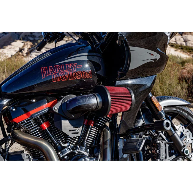Vance & Hines & Hines, VO2 Falcon XL air intake. Gloss Forged Carbon
