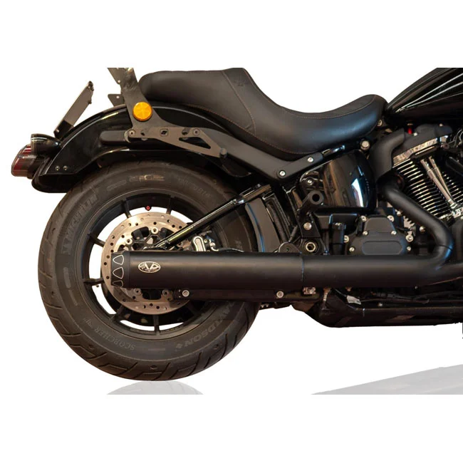 V Performance Performance, 2-1 slip-on muffler. Rebel series. Black