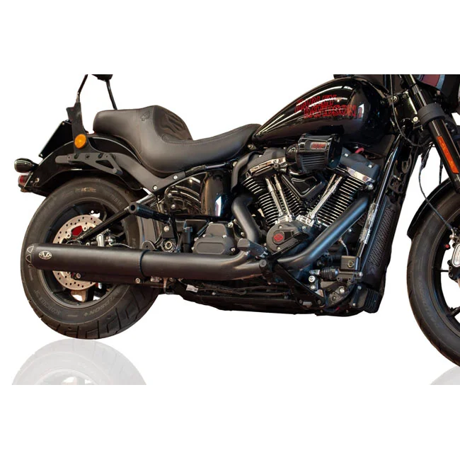 V Performance Performance, 2-1 slip-on muffler. Rebel series. Black