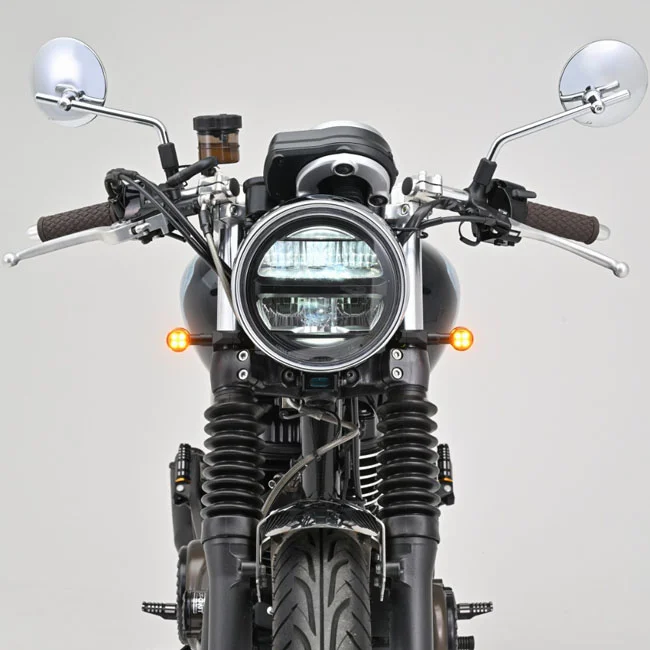 Daytona D-light Sol2 mini turn signals. Amber lens
