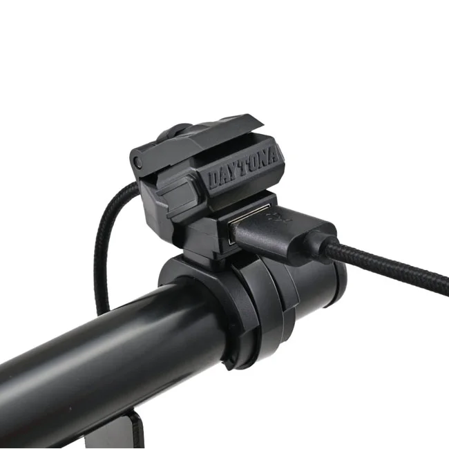 Daytona Handlebar mounted USB-A charge port kit
