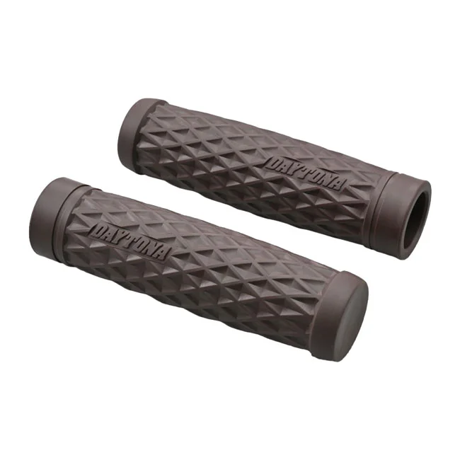 Daytona 1" Grippy Grip set. GRID. Brown