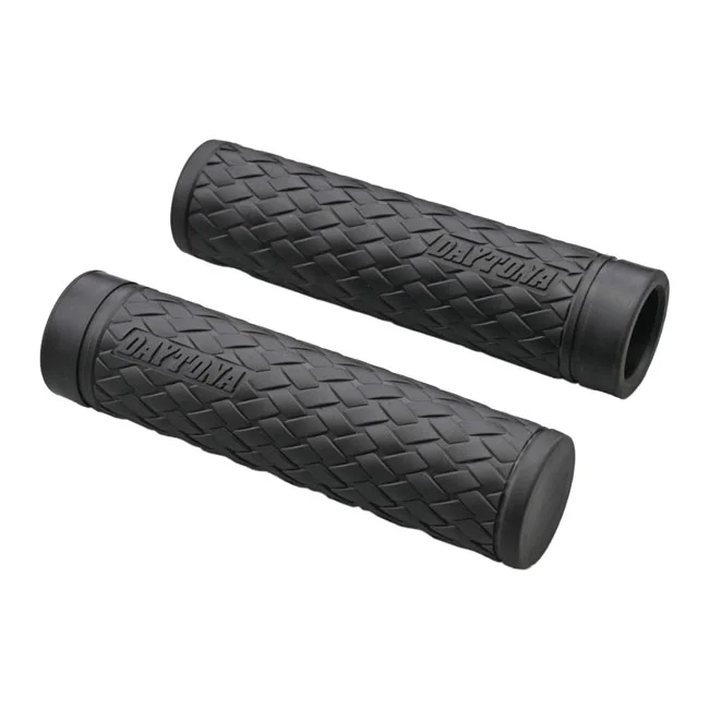 Daytona 1" Grippy Grip set. KNIT. Black