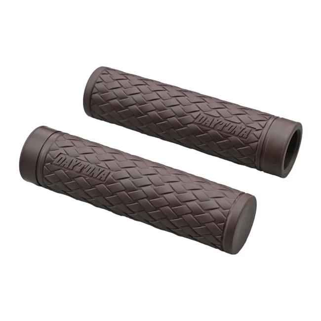 Daytona 1" Grippy Grip set. KNIT. Brown