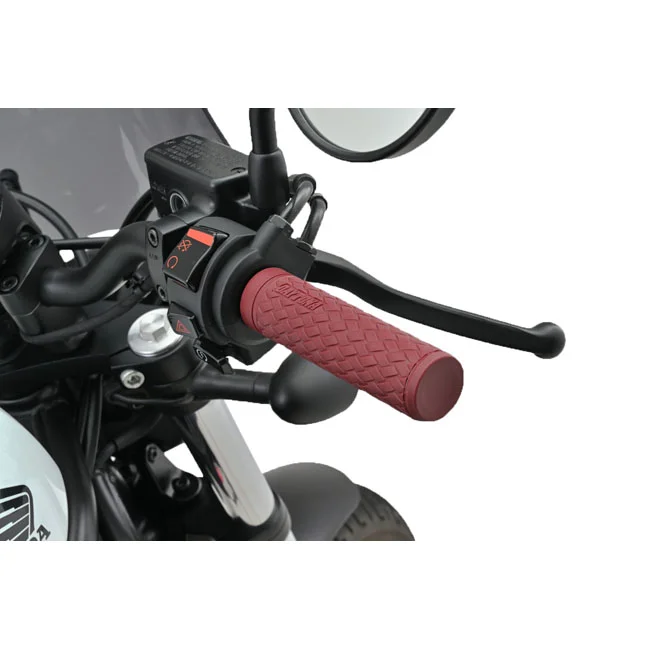 Daytona 1" Grippy Grip set. KNIT. Dark red