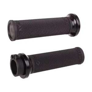 ODI ODI, V-twin lock-on cable Ruffian-HD grips. Black/Black