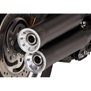 Falcon exhaust Falcon, Double groove Slip-ons exhaust Black