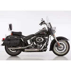 Falcon exhaust Falcon, Double groove Slip-ons exhaust Polished