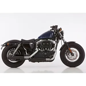 Falcon exhaust Falcon, Double groove Slip-ons exhaust Black