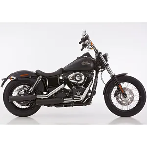 Falcon exhaust Falcon, Double groove Slip-ons exhaust Black