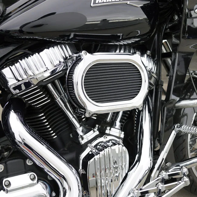 Arlen Ness AIR CLEANER - OVAL - FLTR/FLHX