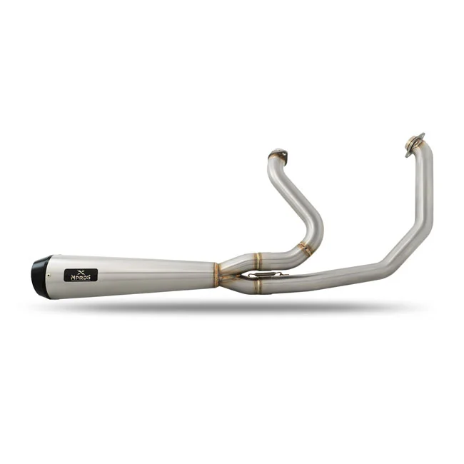 Malparidos M8 Softail 2-1 exhaust. SS Satin. Euro 4/5