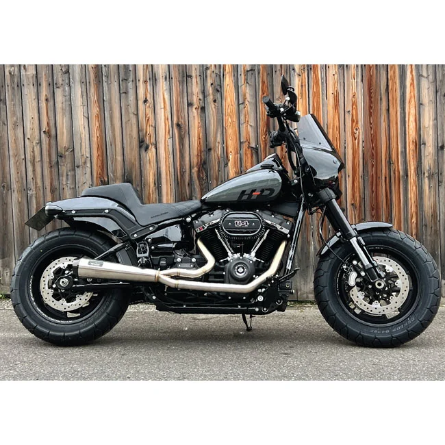 Malparidos M8 Softail 2-1 exhaust. SS Satin. Euro 4/5