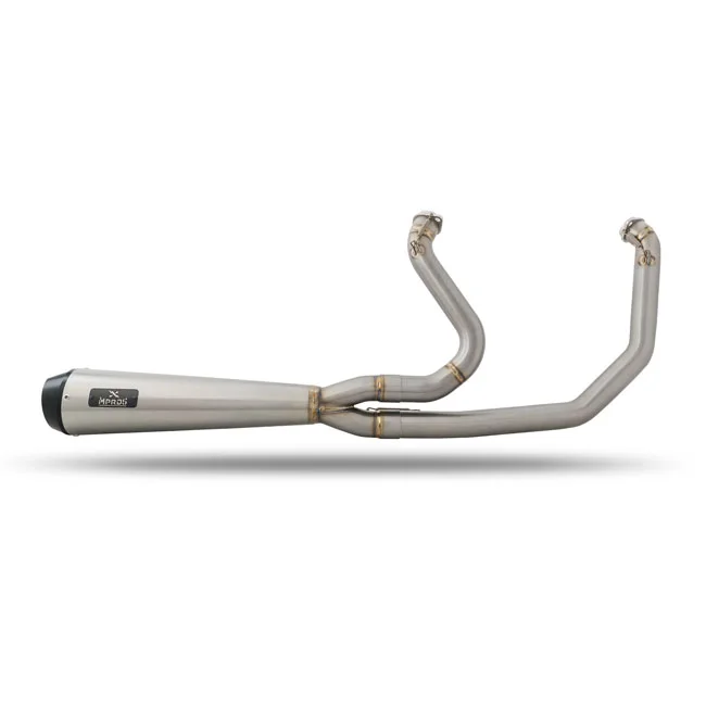 Malparidos M8 Softail 2-1 exhaust. Titanium. Euro 4/5