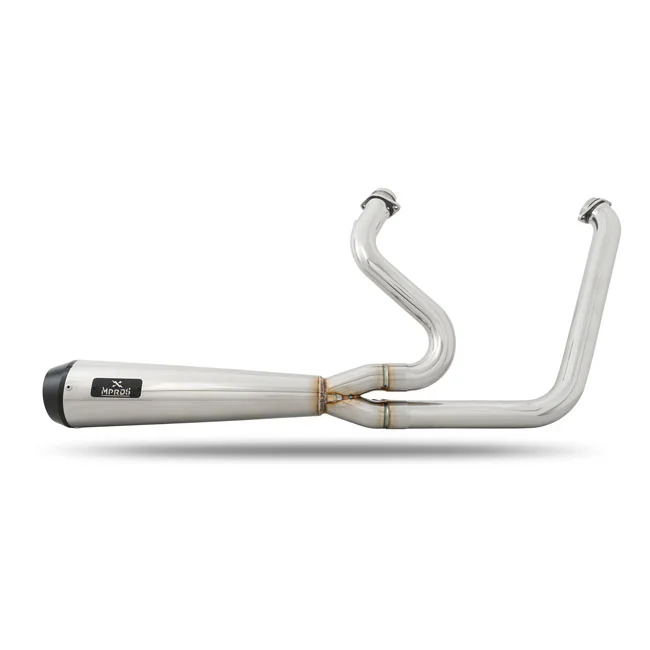 Malparidos 6-sp TC Dyna 2-1 exhaust. SS Polished. Euro 3
