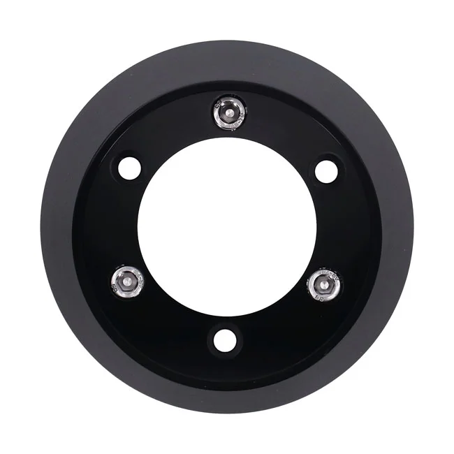 Malparidos Billet aluminum end cap for 2-1 exh. Black