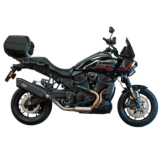 V Performance Performance, Tourance slip-on muffler Pan America. Black