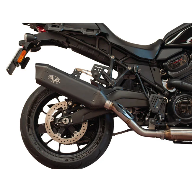 V Performance Performance, Tourance slip-on muffler Pan America. Black