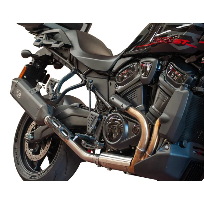 V Performance Performance, Tourance slip-on muffler Pan America. Black