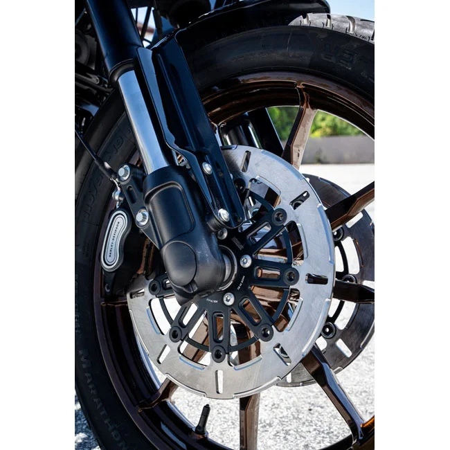 Kodlin By SBS, ''9-spoke'' brake rotor front L/R. Clear - 46717-10