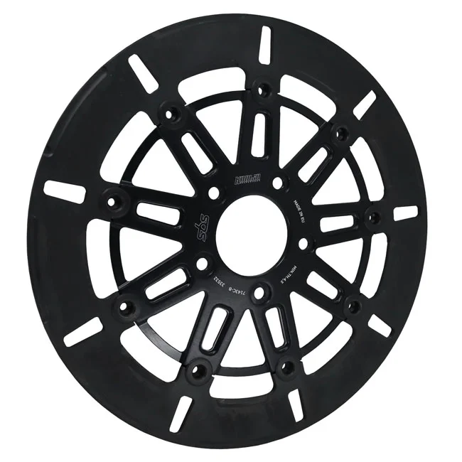 Kodlin By SBS, ''9-spoke'' brake rotor front L/R. Black - 46717-10
